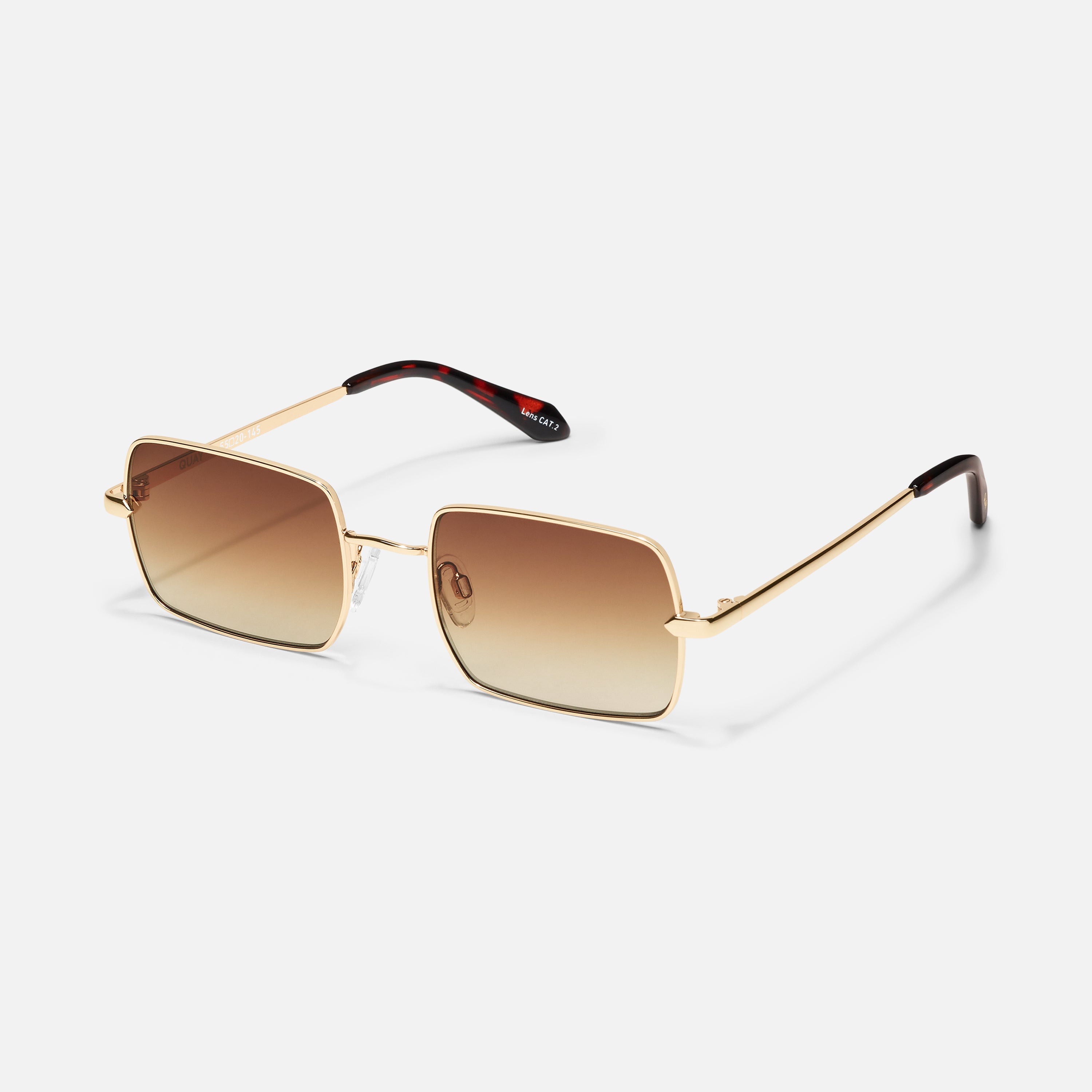 Quay sunglasses gold rim best sale