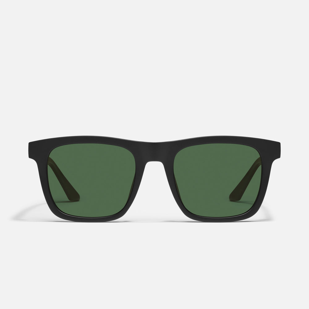 MATTE BLACK/GREEN POLARIZED