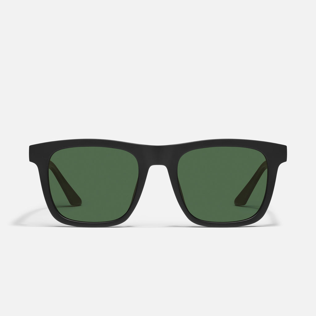 MATTE BLACK/GREEN POLARIZED