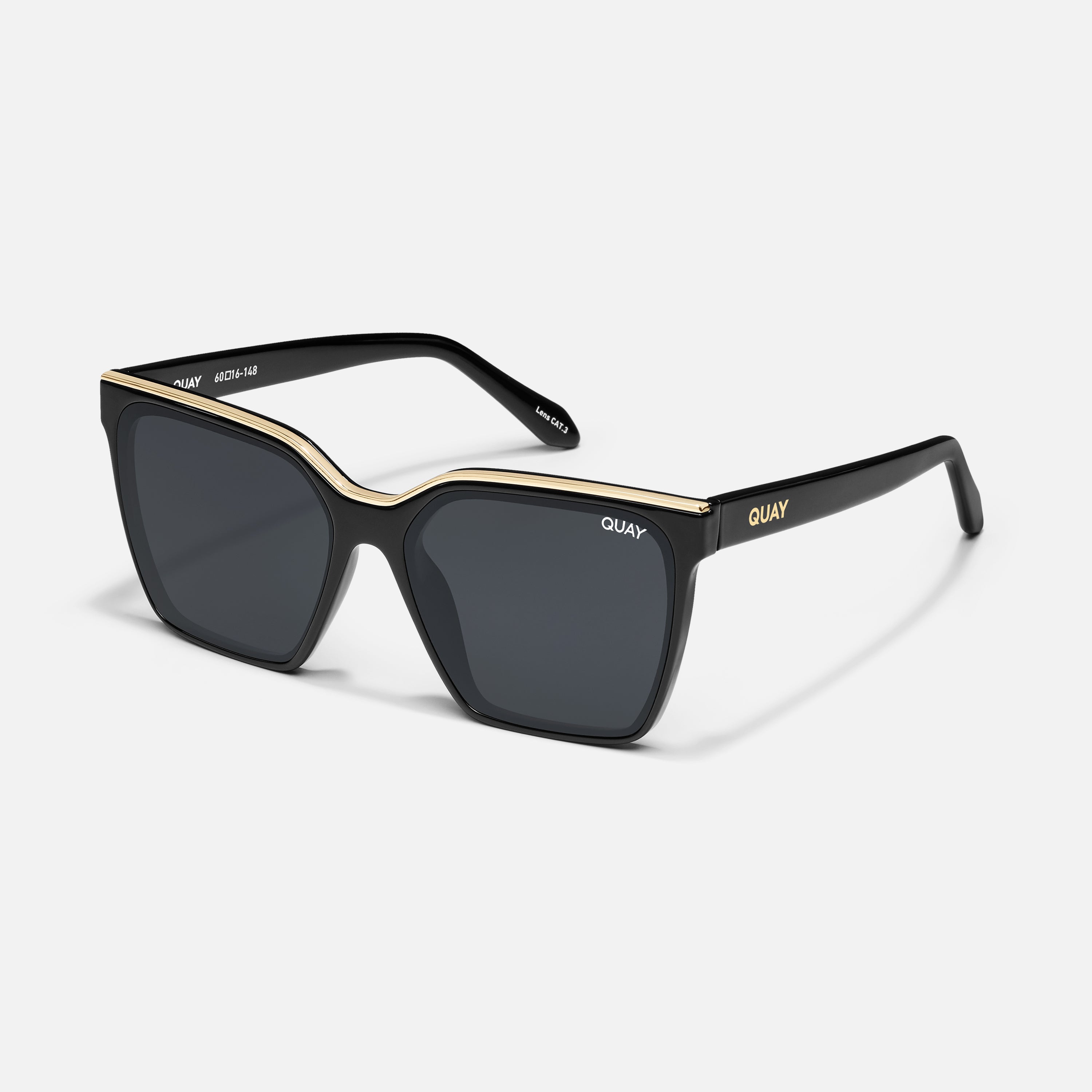 LEVEL UP Big Square Sunglasses with Polarised Lenses Quay Australia