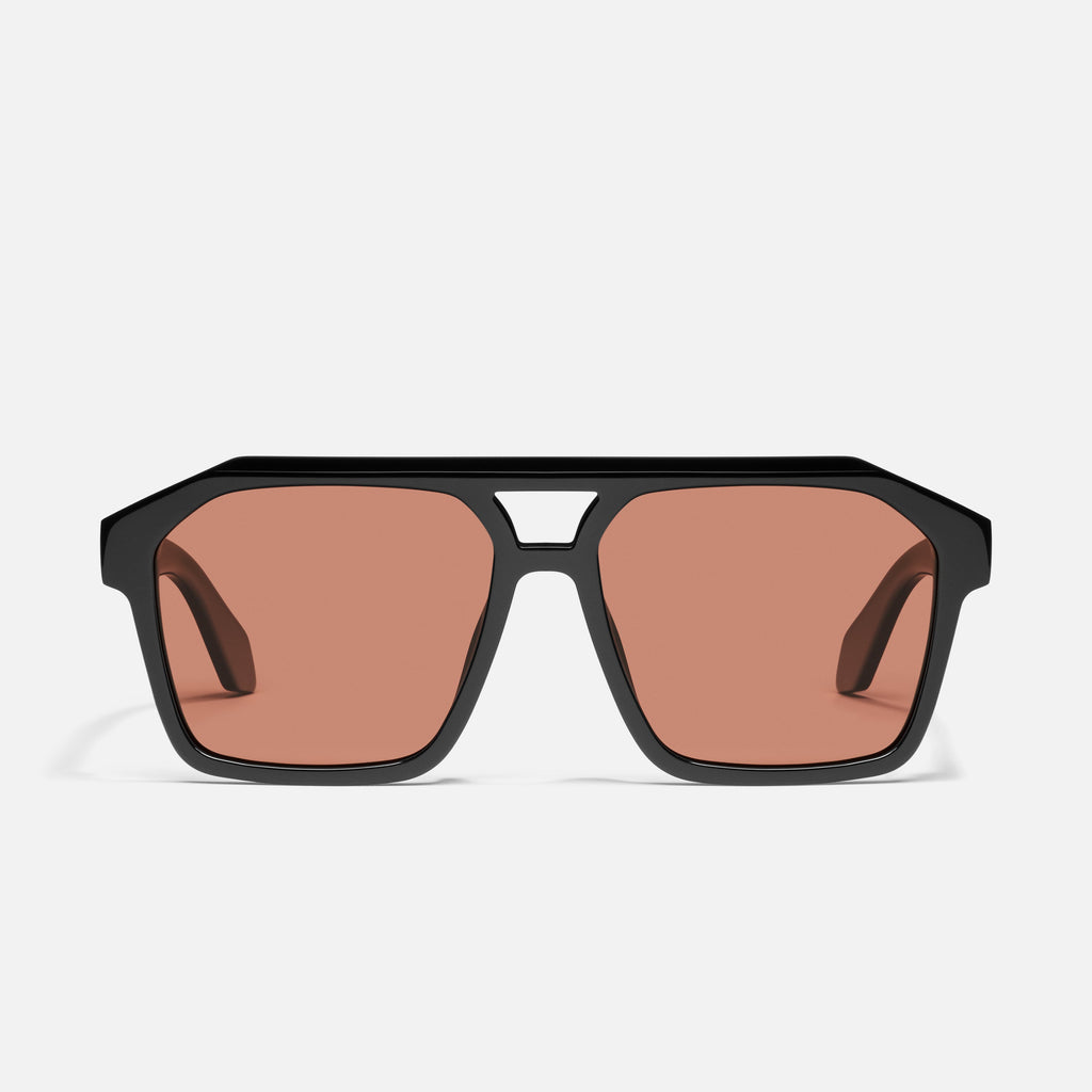 BLACK/APRICOT POLARIZED