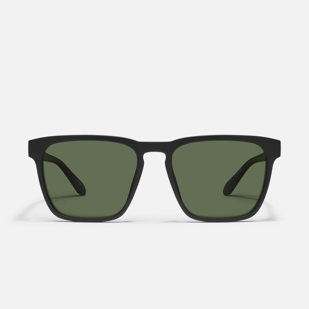 MATTE BLACK/GREEN POLARIZED